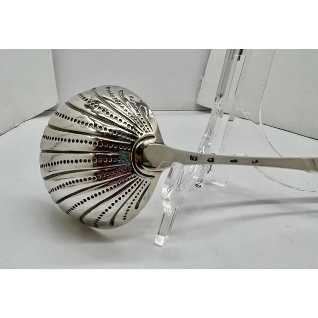 Antique John Pittar, George III Irish Sterling Silver Ladle Circa 1777 For Sale - Image 10 of 11