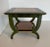 Italian Green Aniline and Maple Coffee Table, 1980s For Sale - Image 9 of 9