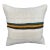 Turkish Hemp Pillow Cushion Natural Beige Black Pillow Cushion Cover 20"x20" For Sale