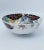 Chinoiserie Vintage Tobacco Leaf China Medium Serving Bowl For Sale - Image 3 of 13
