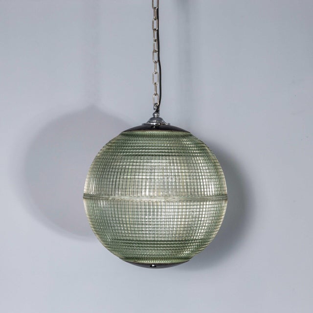 Holophane Parisian Glass Globe Lamp For Sale - Image 13 of 18