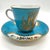 Antique Porcelain Cup and Saucer, 1800, Set of 2 For Sale - Image 9 of 13