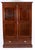 Antique English George III Revival Flame Mahogany Wardrobe, 1880 For Sale - Image 3 of 18