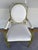 Stylish Jonathan Charles XO Arm Chairs. Green metal frame with off white fabric. Original Retail $2619 each. Showroom...