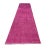 Turkish Distressed Narrow Runner Rug in Pink, 1970s For Sale - Image 11 of 11