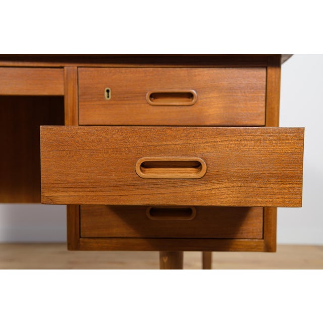 Mid-Century Modern Teak Desk from Edmund Jorgensen, Denmark, 1960s For Sale - Image 15 of 18