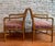 Mid-Century Modern Pair of Faux Bamboo Hickory Chairs For Sale - Image 3 of 4