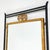 A neoclassically styled Italian gilded and wrought iron wall mirror and marble top console by the distinguished maker...