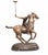 Stunning English bronze casting of a polo player in full swing Artist has really captured the energy and athleticism of...
