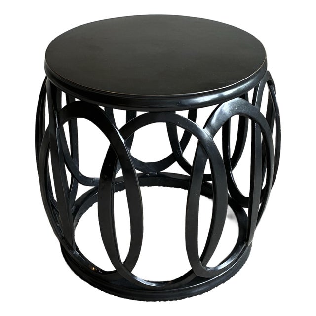 Late 20th Century Attributed to Baker Furniture Barbara Barry “Bracelet” Accent Table / Stool For Sale
