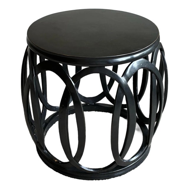 Late 20th Century Baker Furniture Barbara Barry “Bracelet” Accent Table / Stool For Sale