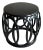 Late 20th Century Baker Furniture Barbara Barry “Bracelet” Accent Table / Stool For Sale