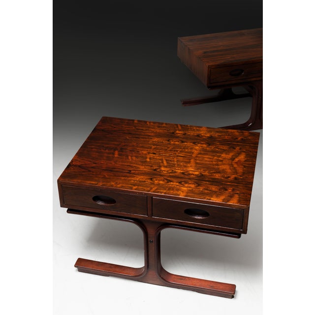 Model 544 Bedside Tables by Gianfranco Frattini for Bernini, 1960s, Set of 2, in Very Good conditions. Designed 1960 to...