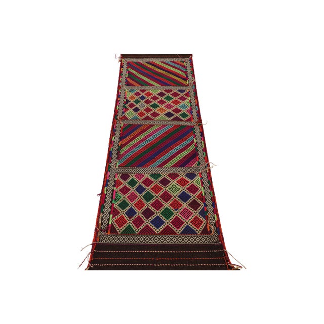 2010s Rug & Kilim’s Contemporary Kilim Runner Rug With Polychromatic Geometric Pattern For Sale - Image 5 of 6