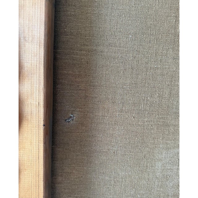 Budd Hopkins, Large Budd Hopkins Modernist Hard Edged Abstract Expressionist Oil Painting 1965, 1969 For Sale - Image 11 of 13