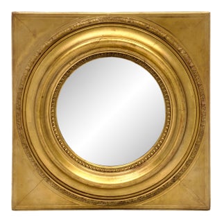 French Antique, Impressive Gold Leafed Mirror, Circa 1920 For Sale