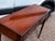 Wood Console Table in Mahogany with Two Drawers For Sale - Image 7 of 10