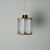 Wiktor Berndt brass and Swedish crystal ceiling light for Flygsfors, 1950s-1960s. Fine vintage condition with patination....