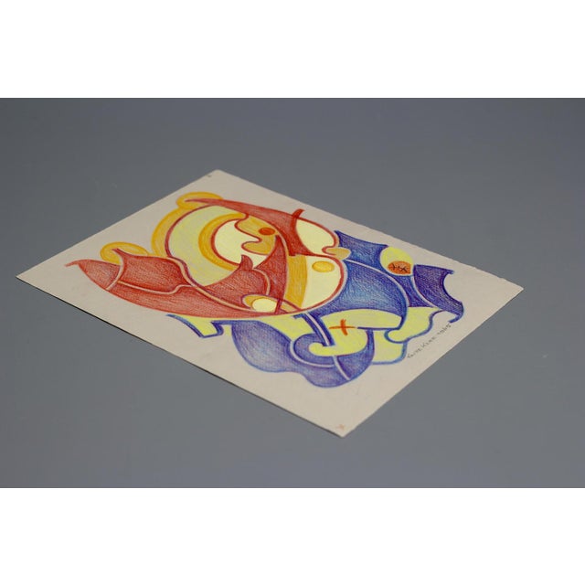 Fritz Klee, Abstract Composition, 1965, Drawing For Sale - Image 13 of 18