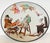 Illustration French Tole Plates, "Le Monde Renversé", Set of 6 For Sale - Image 3 of 5