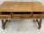 19th-Century French Hand Carved Oak Desk with Iron Stretcher & Solomonic Legs For Sale - Image 14 of 18