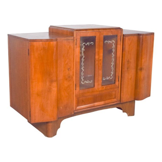 European Art Deco Sideboard with Bar, 1920s For Sale - Image 16 of 16