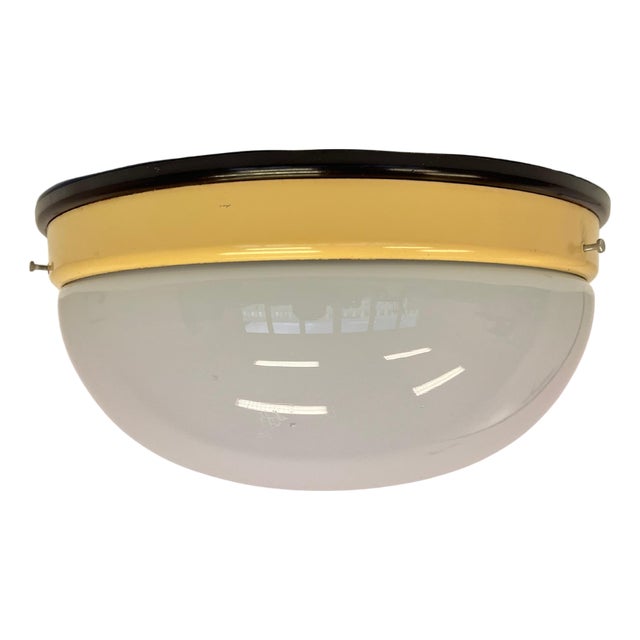 Bauhaus Bakelite Ceiling Light, 1940s For Sale