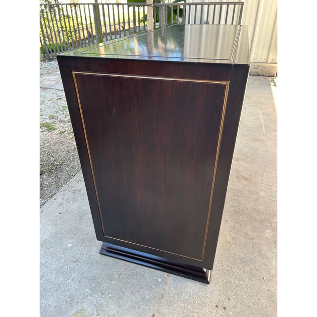 Wood Henredon Hollywood Regency Credenza. For Sale - Image 7 of 9