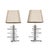 Mid 20th Century American Stacked Acrylic Table Lamps, Set of 2 For Sale - Image 13 of 13