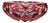 Lorraine Crystal Ashtray in Ruby, 1970s For Sale