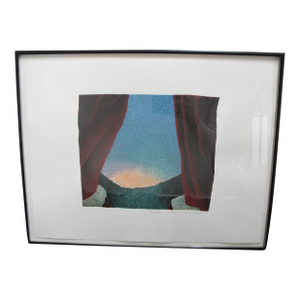 Christy Wyckoff Pacific Nw Signed Framed Limited Edition Screen Print Invitation