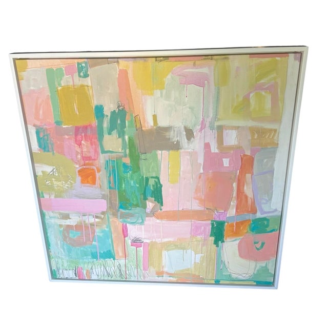 Abstract Michelle Armas Hadrian Print on Stretched Canvas For Sale - Image 3 of 6