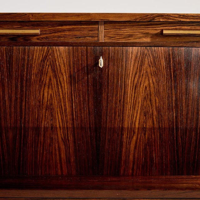 Rosewood Bureau Desk by Gunnar Falsig, 1960s For Sale - Image 13 of 18