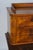 French Provincial Antique French Burl Walnut Writing Desk With Drawer Gallery & Turned Leg For Sale - Image 3 of 10