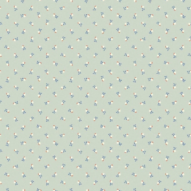 Sample - Boråstapeter Petite Chérie Wallcovering In Aqua For Sale