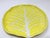 1950s 1950s Vintage Portuguese Secla Yellow Majolica Lettuce Leaf Lunch Plates- a Pair For Sale - Image 5 of 9