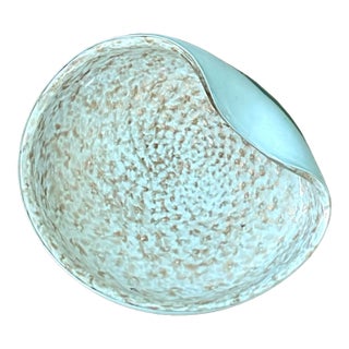 Vintage Italian Art Glass Bowl After Murano For Sale