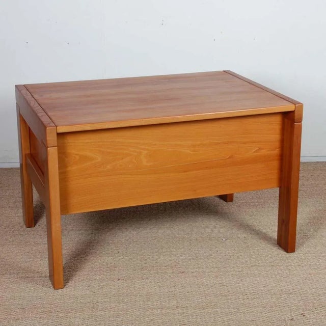 Brown Vintage Elm Desk from Maison Regain, 1980s For Sale - Image 8 of 9
