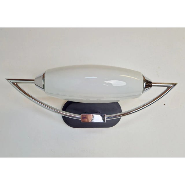 Vintage Bolero Wall Lamp in White Glass by Dieter Sieger for Peill & Putzler, Germany, 1970s For Sale - Image 12 of 12