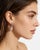 This gorgeous pair of 14K white gold earrings features: Diamonds: Numerous brilliant round diamonds totaling 1.5 carats...