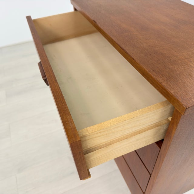 Brown Danish Chest of Drawers, 1950s For Sale - Image 8 of 11