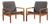 Hans Olsen for Juul Kristensen Model 519 Mid Century Danish Teak and Cane Chairs - Pair For Sale