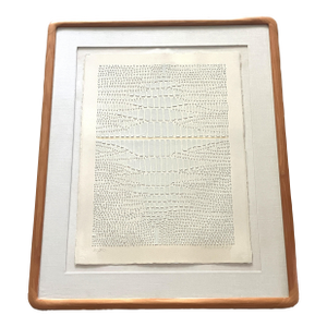 Paul Maxwell Original Large Cast Paper Artwork, Signed, Numbered 37/50, 1980s, Framed