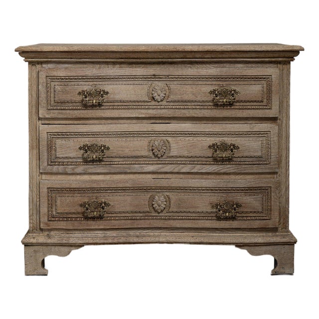 19th Century France Louis XV Antique White Wood Chests of Drawers For Sale