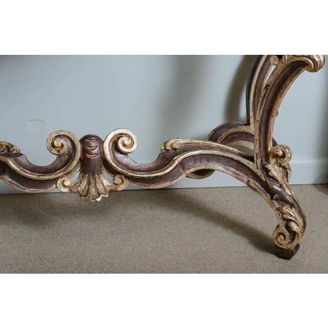 Regency Style Console With Marble Top For Sale - Image 10 of 13