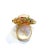 Bochic “Orient” Opal, Ruby & Sapphire Ring, Set 18K Yellow Gold & Silver For Sale - Image 12 of 12