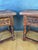 Pair of Spanish Rustic Bedside Tables With Carved Drawers, Mid-20th Century For Sale - Image 10 of 11