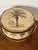 Safari Vintage Safari Palm Trees Tropical Hat Box For Sale - Image 3 of 4