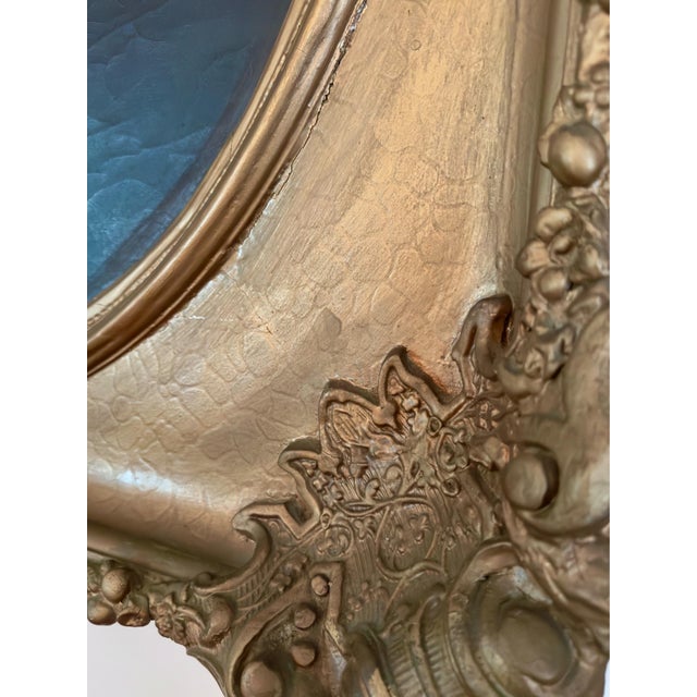 Antique Oil on Canvas Spatal Gilt Frame, Vienna, Signed 1870 For Sale - Image 10 of 16