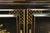 Union National Black Lacquered Chinoiserie Breakfront China Display Cabinet For Sale - Image 15 of 18